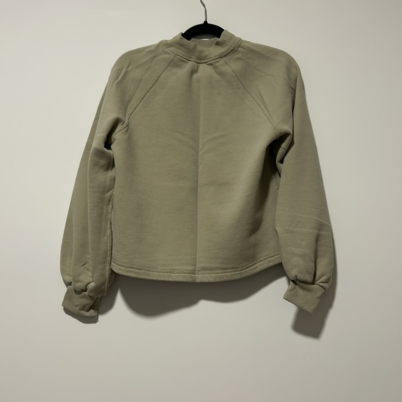 Abercrombie & Fitch green high neck hoodie - Picture 3 of 3